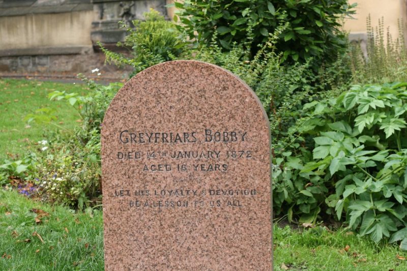 Greyfriars bobby grave