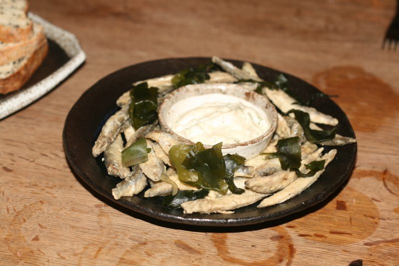 whitebait with tartare sauce